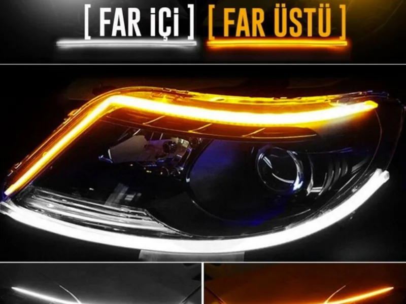 Peugeot 206+ Gündüz LED Lambası Takımı