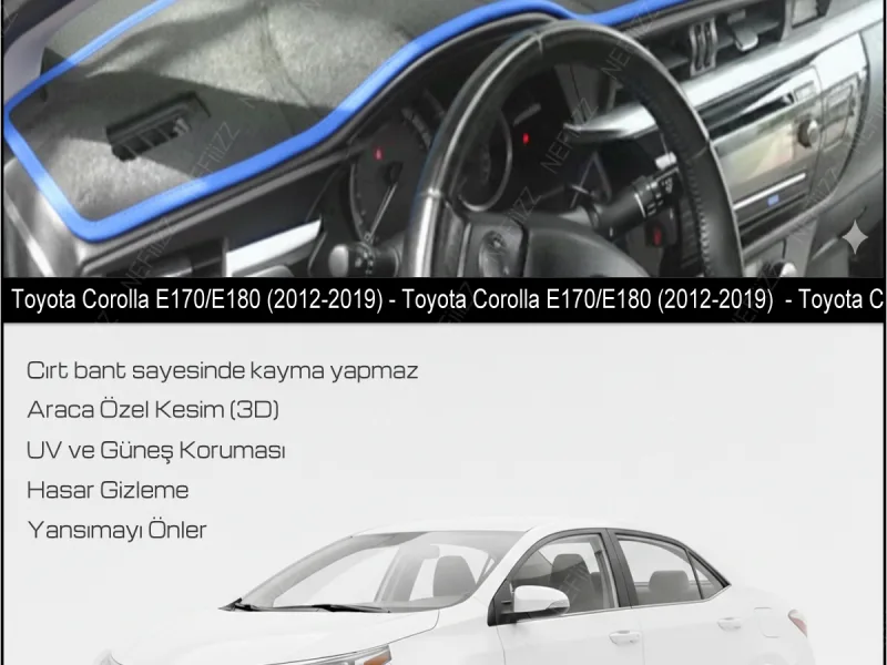 Toyota Corolla E180 Torpido Göğüslük Komple (Airbag Takımlı)
