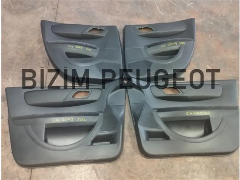 Citroen C4 Mk2 Kapı Döşemesi Seti (4 Kapı)