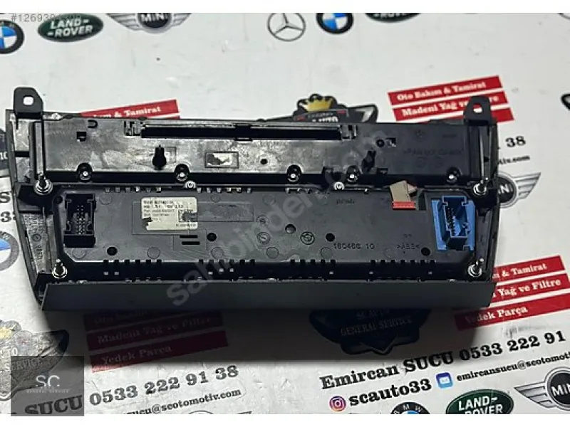 BMW X5 F15 Klima Kontrol Paneli Dijital